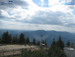 Pohled na jihozápad, Smrk