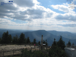 Pohled na jihozápad, Smrk