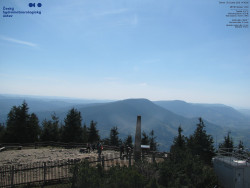 Pohled na jihozápad, Smrk