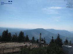 Pohled na jihozápad, Smrk