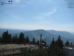 Pohled na jihozápad, Smrk