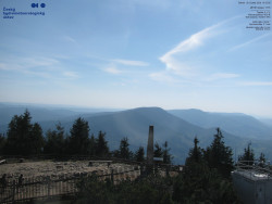 Pohled na jihozápad, Smrk