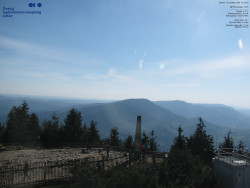 Pohled na jihozápad, Smrk