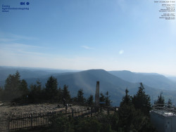 Pohled na jihozápad, Smrk