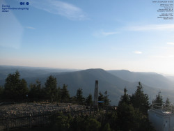 Pohled na jihozápad, Smrk