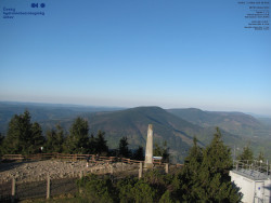 Pohled na jihozápad, Smrk