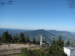 Pohled na jihozápad, Smrk