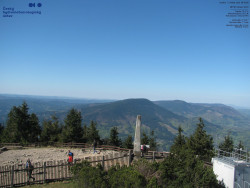Pohled na jihozápad, Smrk