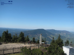 Pohled na jihozápad, Smrk