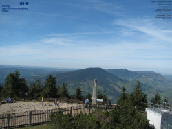 Pohled na jihozápad, Smrk