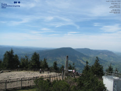 Pohled na jihozápad, Smrk