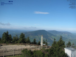 Pohled na jihozápad, Smrk