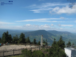 Pohled na jihozápad, Smrk