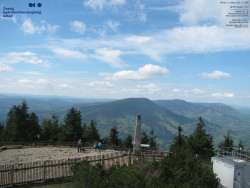 Pohled na jihozápad, Smrk
