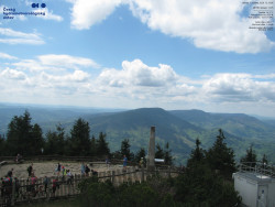 Pohled na jihozápad, Smrk