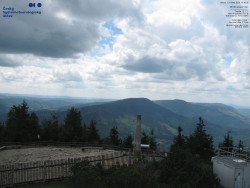 Pohled na jihozápad, Smrk