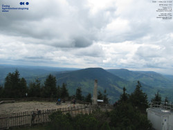 Pohled na jihozápad, Smrk