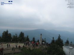 Pohled na jihozápad, Smrk