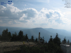 Pohled na jihozápad, Smrk