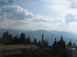 Pohled na jihozápad, Smrk