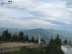 Pohled na jihozápad, Smrk
