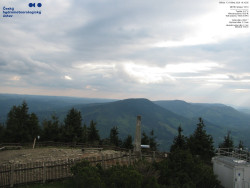 Pohled na jihozápad, Smrk