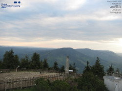 Pohled na jihozápad, Smrk