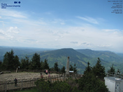 Pohled na jihozápad, Smrk