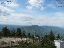 Pohled na jihozápad, Smrk