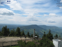 Pohled na jihozápad, Smrk