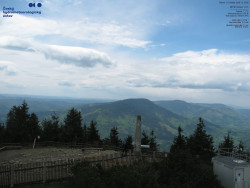 Pohled na jihozápad, Smrk