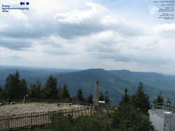 Pohled na jihozápad, Smrk