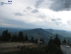Pohled na jihozápad, Smrk