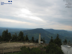 Pohled na jihozápad, Smrk