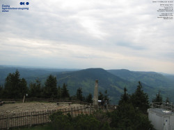 Pohled na jihozápad, Smrk