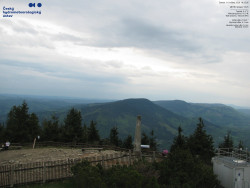 Pohled na jihozápad, Smrk