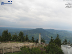 Pohled na jihozápad, Smrk