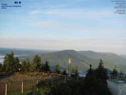 Pohled na jihozápad, Smrk