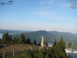 Pohled na jihozápad, Smrk