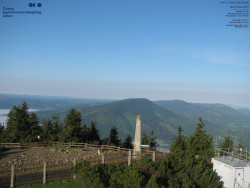 Pohled na jihozápad, Smrk