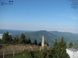 Pohled na jihozápad, Smrk