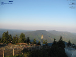 Pohled na jihozápad, Smrk