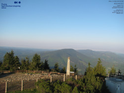 Pohled na jihozápad, Smrk