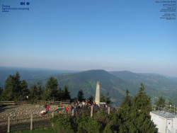 Pohled na jihozápad, Smrk