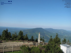 Pohled na jihozápad, Smrk