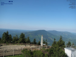 Pohled na jihozápad, Smrk
