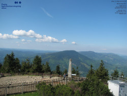 Pohled na jihozápad, Smrk