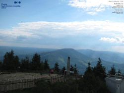 Pohled na jihozápad, Smrk