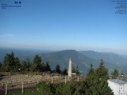 Pohled na jihozápad, Smrk