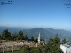 Pohled na jihozápad, Smrk